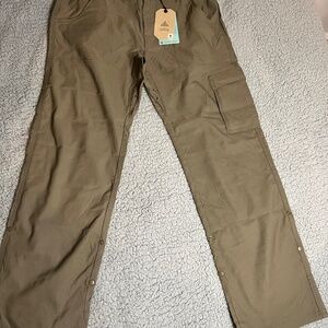 Prana Stretch Zion Pants II Regular Slate Green Men’s 31X32, 31X30 NWT